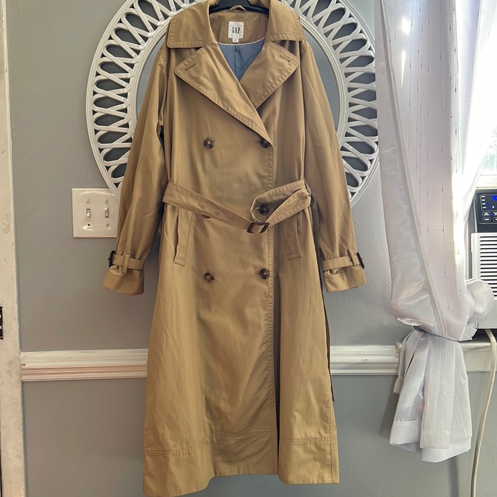 Gap Tan Trench Coat Size XS